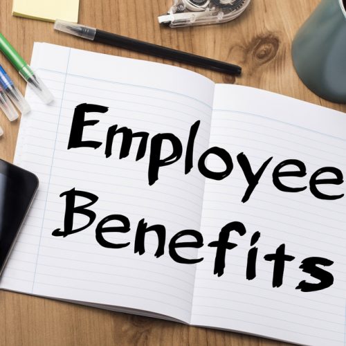 Employee Benefits - Note Pad With Text