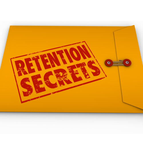 Retention Secrets Yellow Envelope Retain Employees Customers
